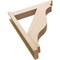 Ekena Millwork 6-in W x 30-in D x 36-in H Funston Trad Rough Cedar Woodgrain TimberThane Outlooker, Primed Tan OUTUR060X30X36FST04RCPR - alternate 5